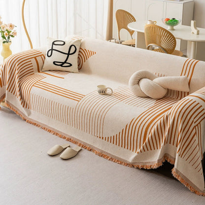 Plush Winter Fleece Sofa Throw Cover