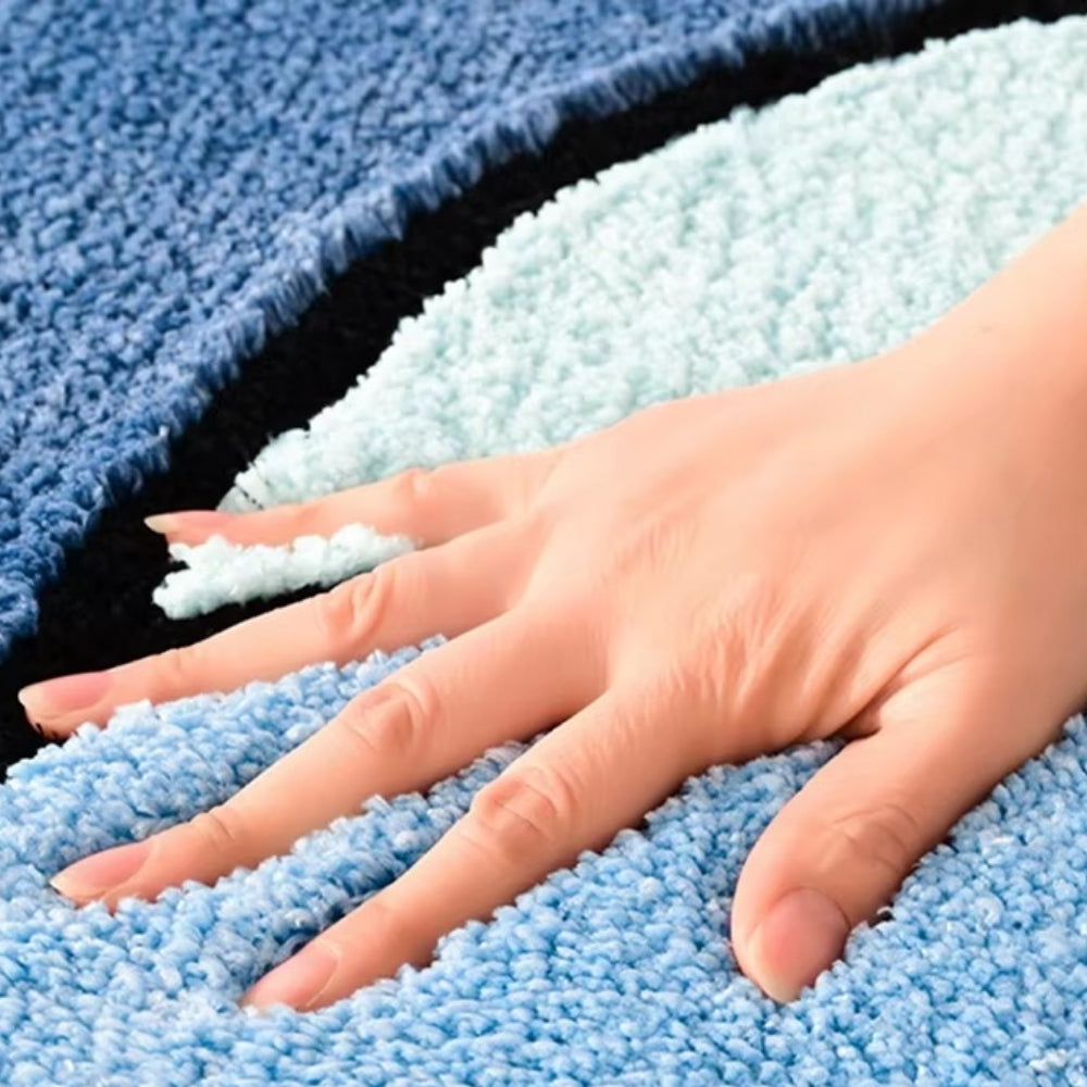 Soft Grip Absorbent Bathroom Floor Mat - Luxicro