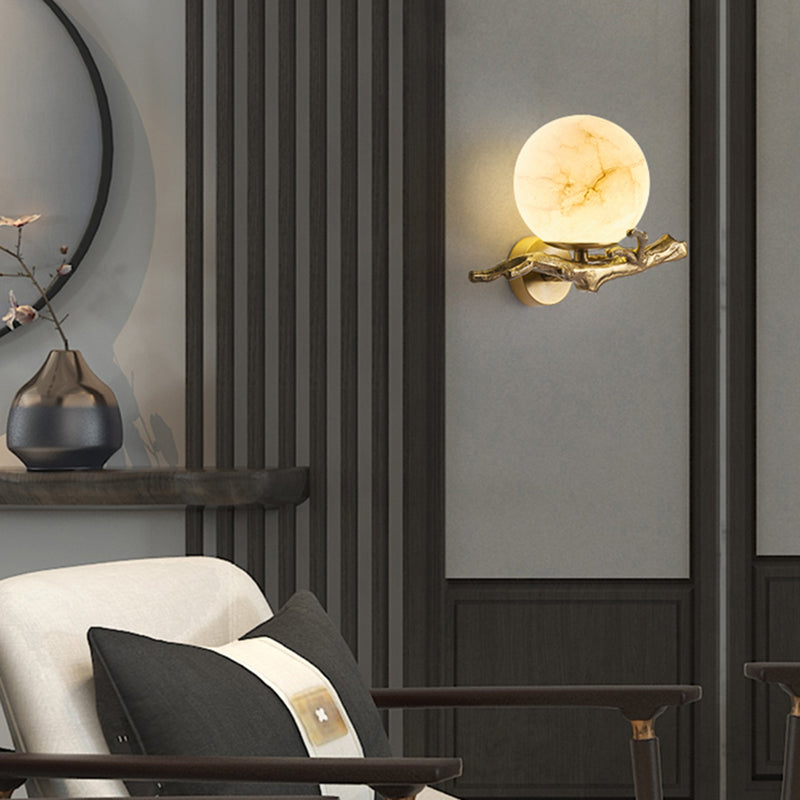 Luxury Marble Effect Wall Light