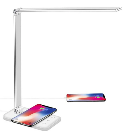 Smart LED Desk Lamp with USB Charger