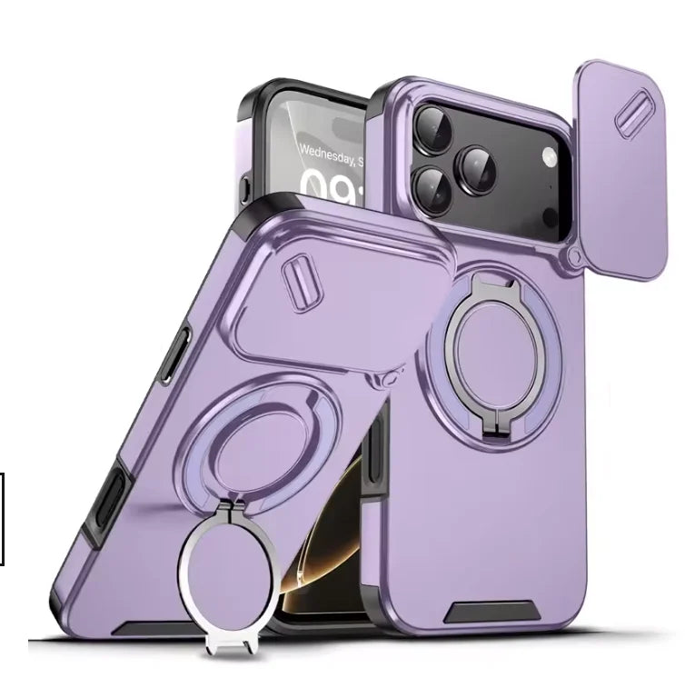 Durable Phone Case with Magnet and Stand