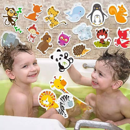 Fun Kids Rubber Animal Bath Playset