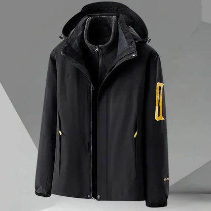 Breathable Men's Rain Jacket - Slim Waterproof Coat