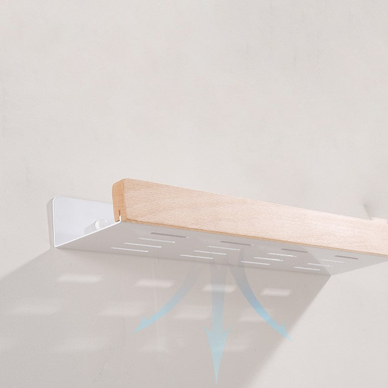 Easy Install Wooden Wall Shelf
