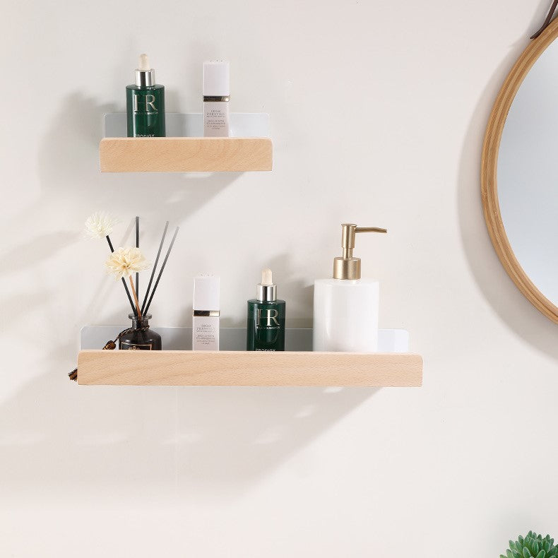 Easy Install Wooden Wall Shelf - Luxicro