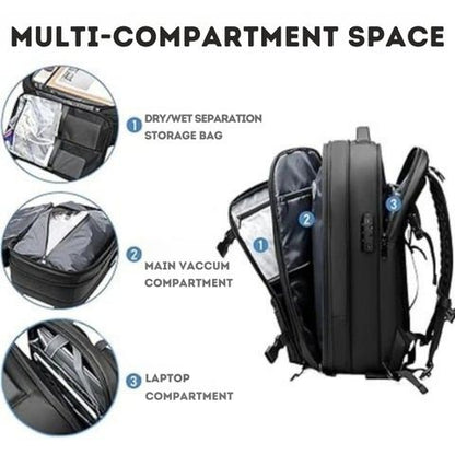 Lightweight Hiking Daypack with Compression Storage