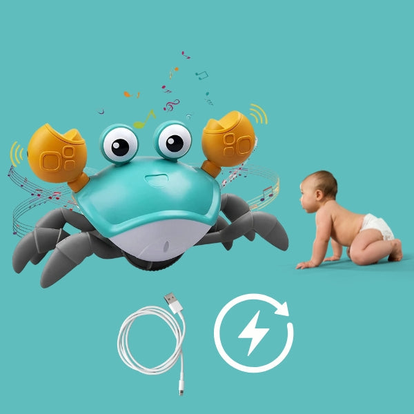 Colorful Baby Crawling Crab Playset