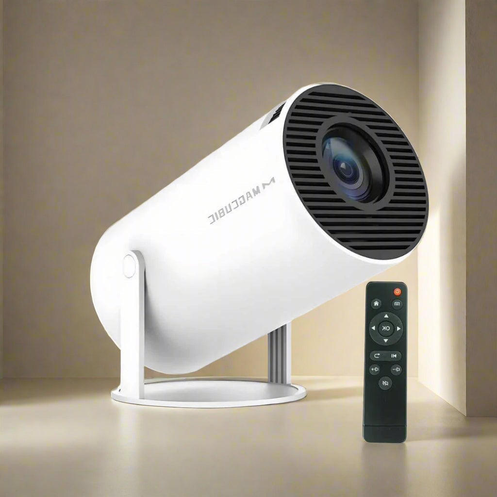 Compact HD Home Cinema Projector with Remote - Luxicro