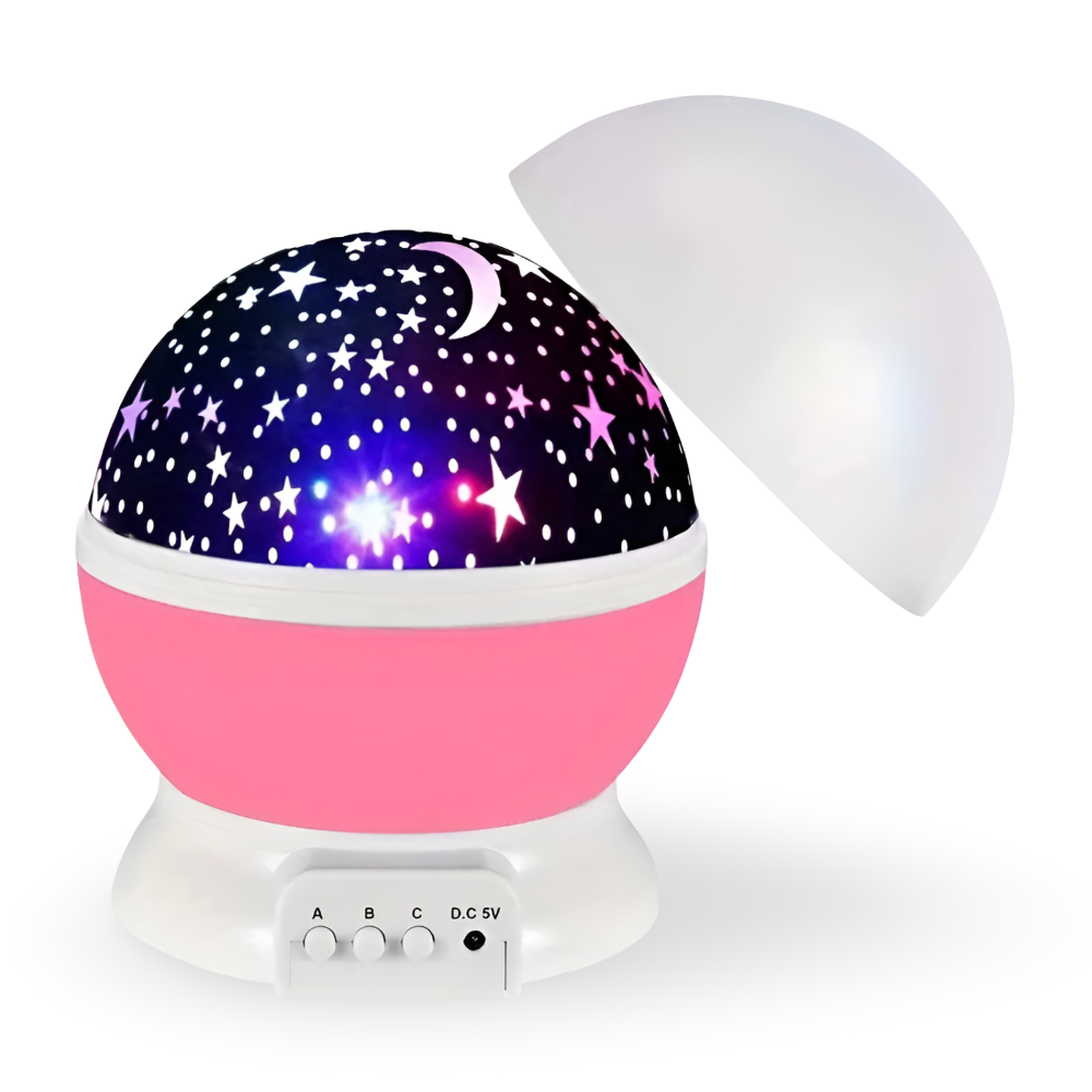Cosmic Starry Night Lamp with Moving Lights