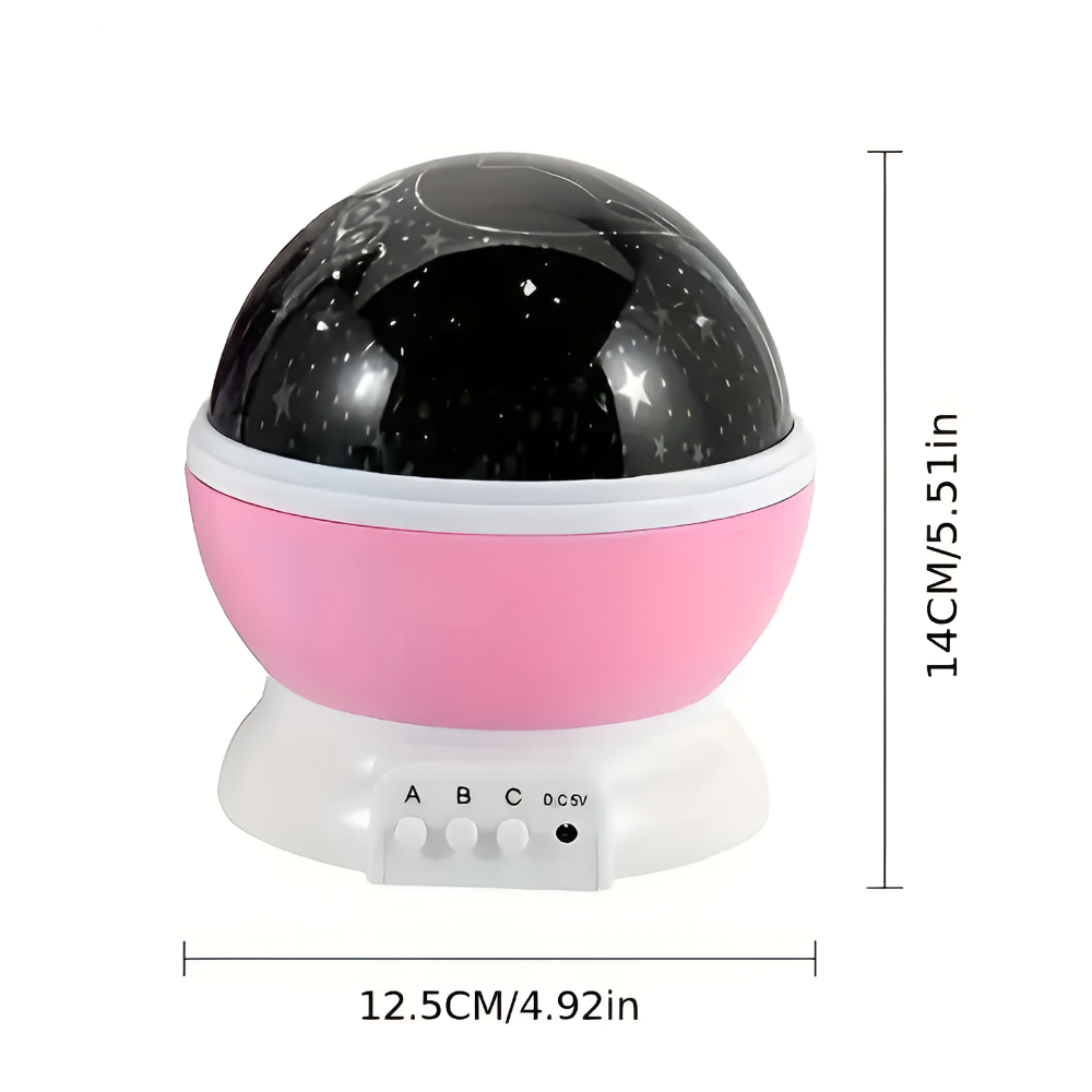 Cosmic Starry Night Lamp with Colorful Patterns