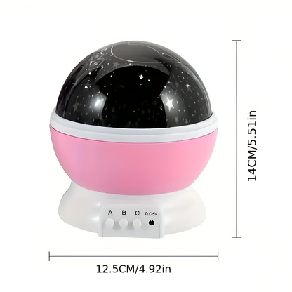 Cosmic Starry Night Lamp with Colorful Patterns