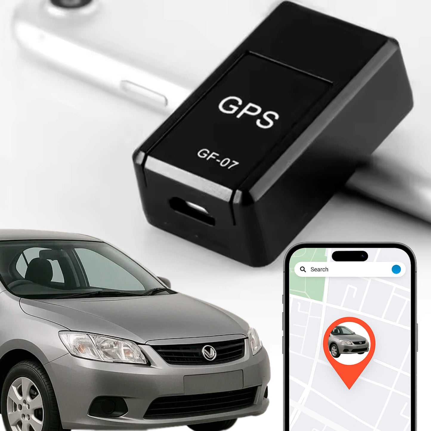 Compact Portable GPS Car Tracker - Luxicro