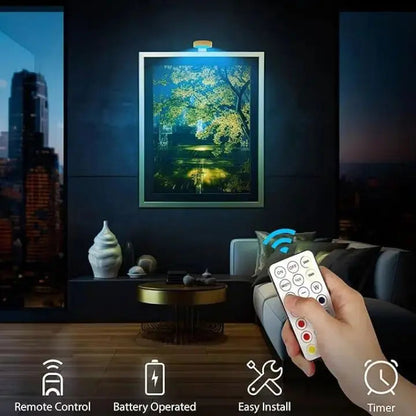 Thin Digital Picture Frame Light