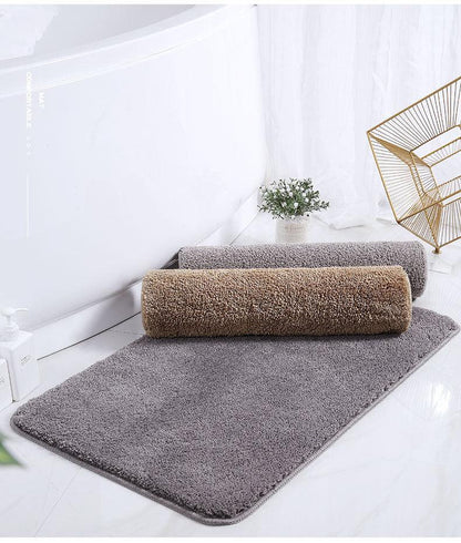 Grip Soft Microfiber Bathroom Shower Rug - Luxicro