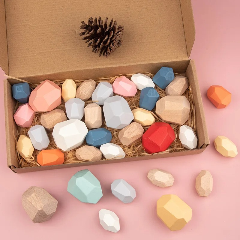 Educational Colorful Stones - Luxicro