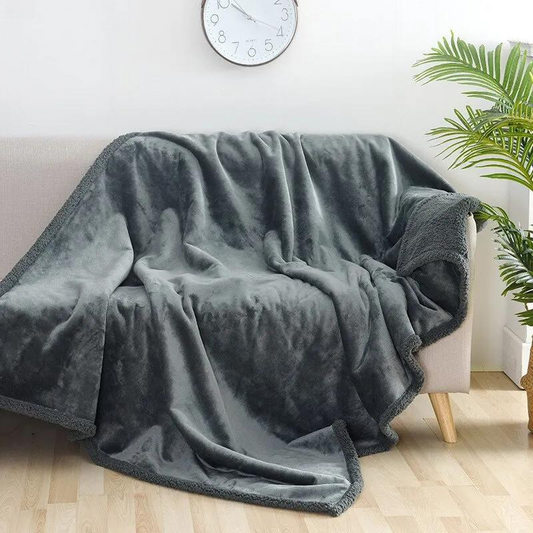 Cozy Water Resistant Throw Blanket for Sofa - Luxicro