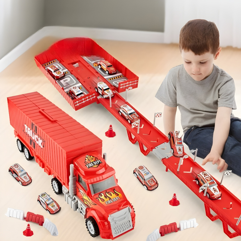 Racing Red Rescue Truck - Luxicro