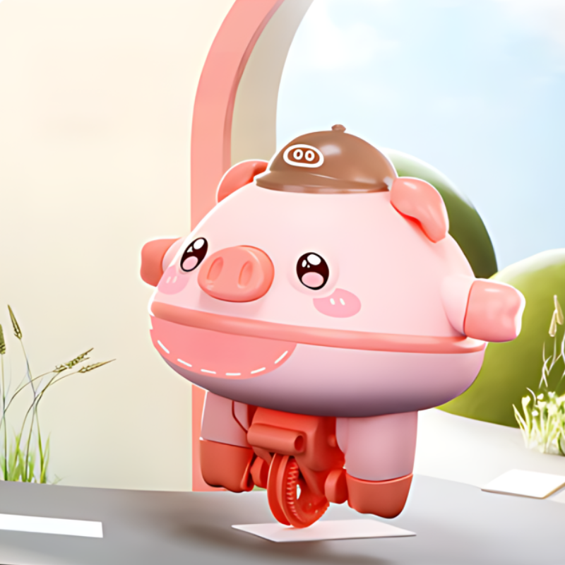 Cute Bouncy Pig Plush Toy - Luxicro
