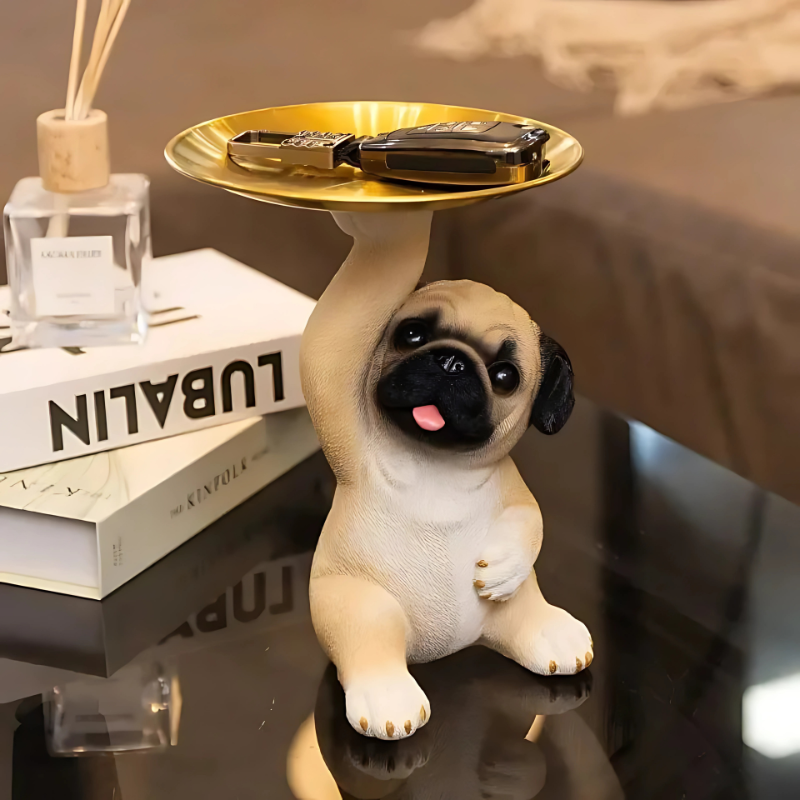 Quirky Pug Ceramic Dish - Luxicro
