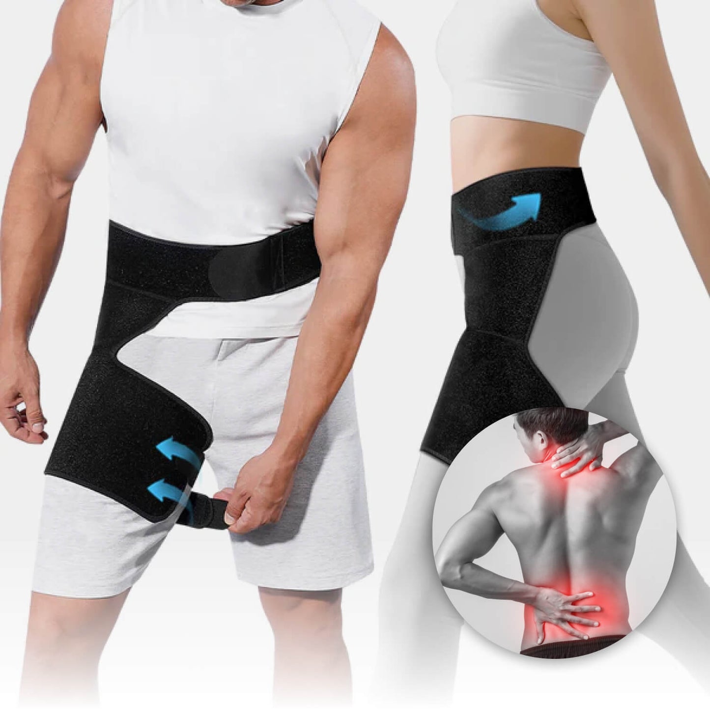 Neoprene Knee Support - Adjustable Compression Sleeve