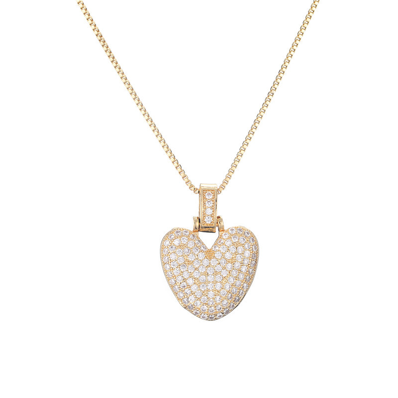 Sparkling Diamond Letter Bubble Necklace