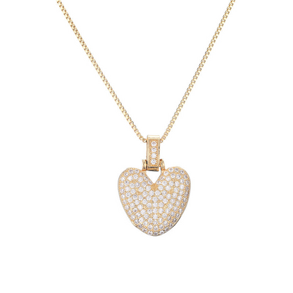 Sparkling Diamond Letter Bubble Necklace