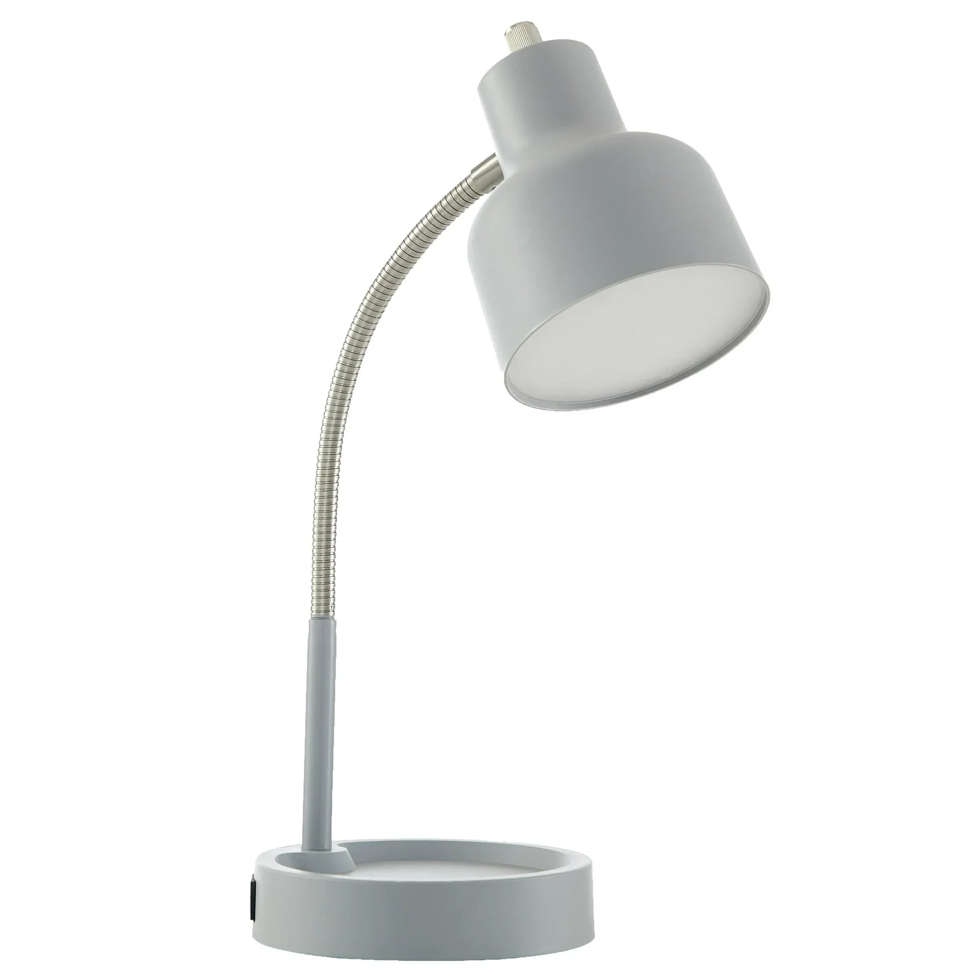Bright Office Lamp with USB and Power Outlet - Luxicro