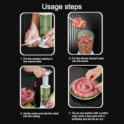 Easy Fill Sausage Maker Machine - Manual & Compact