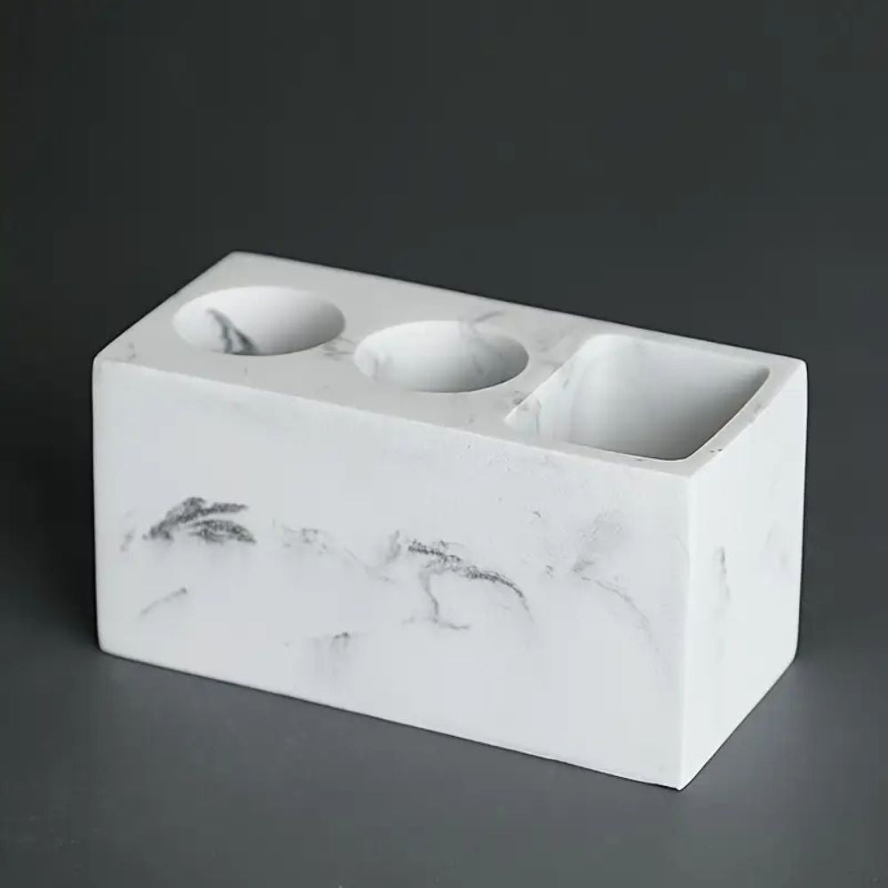 Double Bathroom Toothbrush Holder - Luxicro