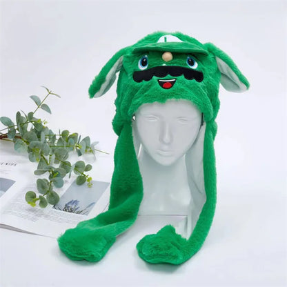 Cute Rabbit Beanie with Ear Flaps