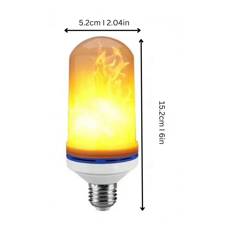 Cozy Soft LED Desk Lamp with Flicker Light Effect