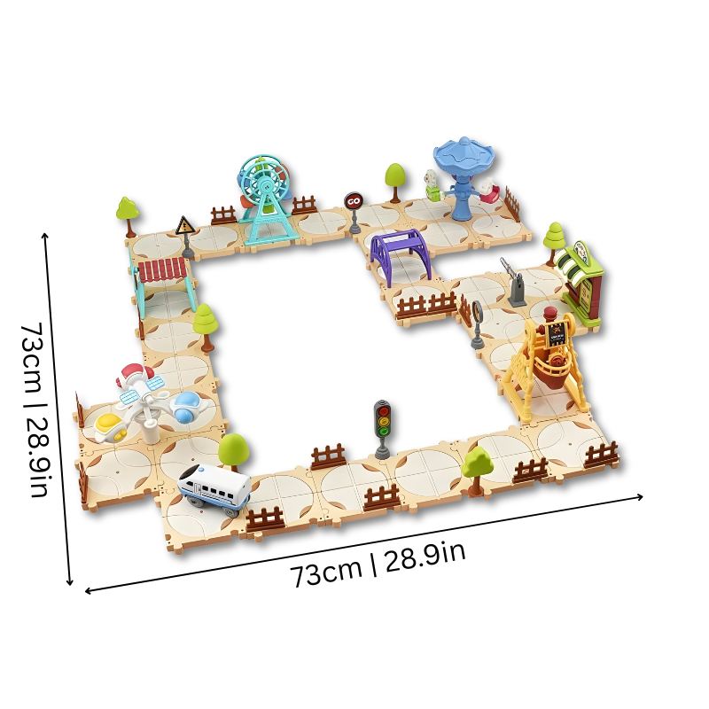 Small Town Construction Toy Blocks