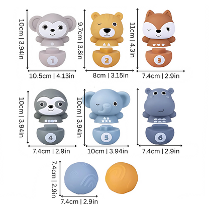 Vibrant Collectible Zoo Figurines