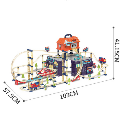 Complete Childrens Train Table Set with Tracks
