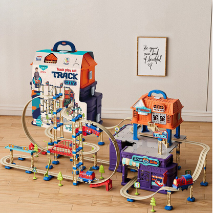 Complete Childrens Train Table Set with Tracks