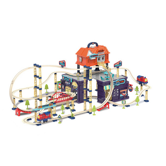 Complete Childrens Train Table Set with Tracks - Luxicro