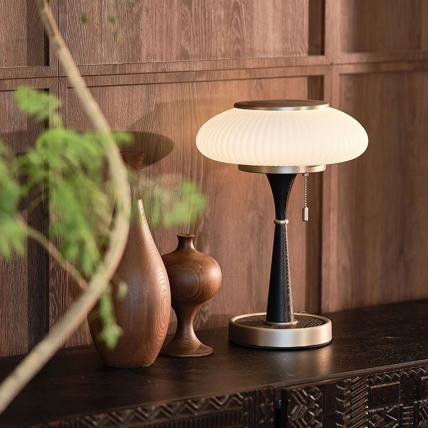 Eco Friendly Wooden Table Lamp - Luxicro