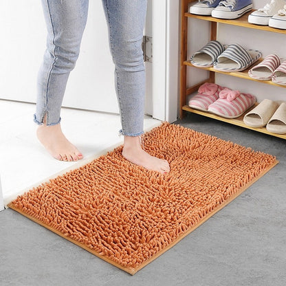 Plush Chenille Bathroom Floor Mat