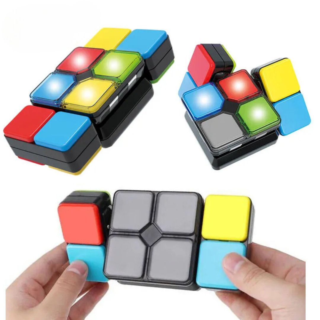Fun Light Up Fidget Puzzle Cube - Luxicro