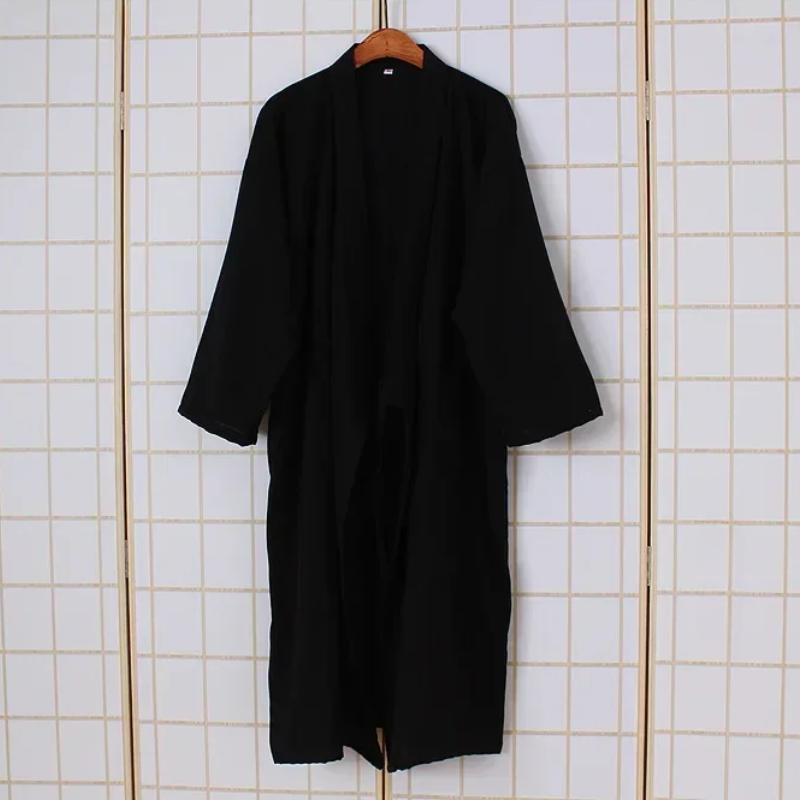 Men's Lightweight Sleep Kimono – Comfortable Cotton Nightwear - Luxicro