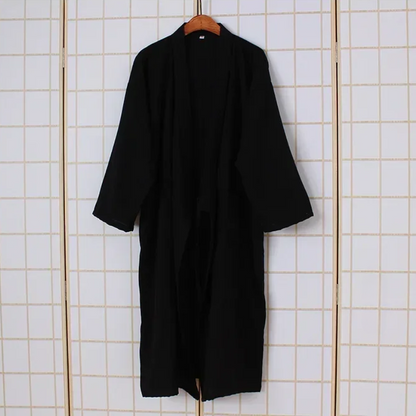 Men's Lightweight Sleep Kimono – Comfortable Cotton Nightwear - Luxicro