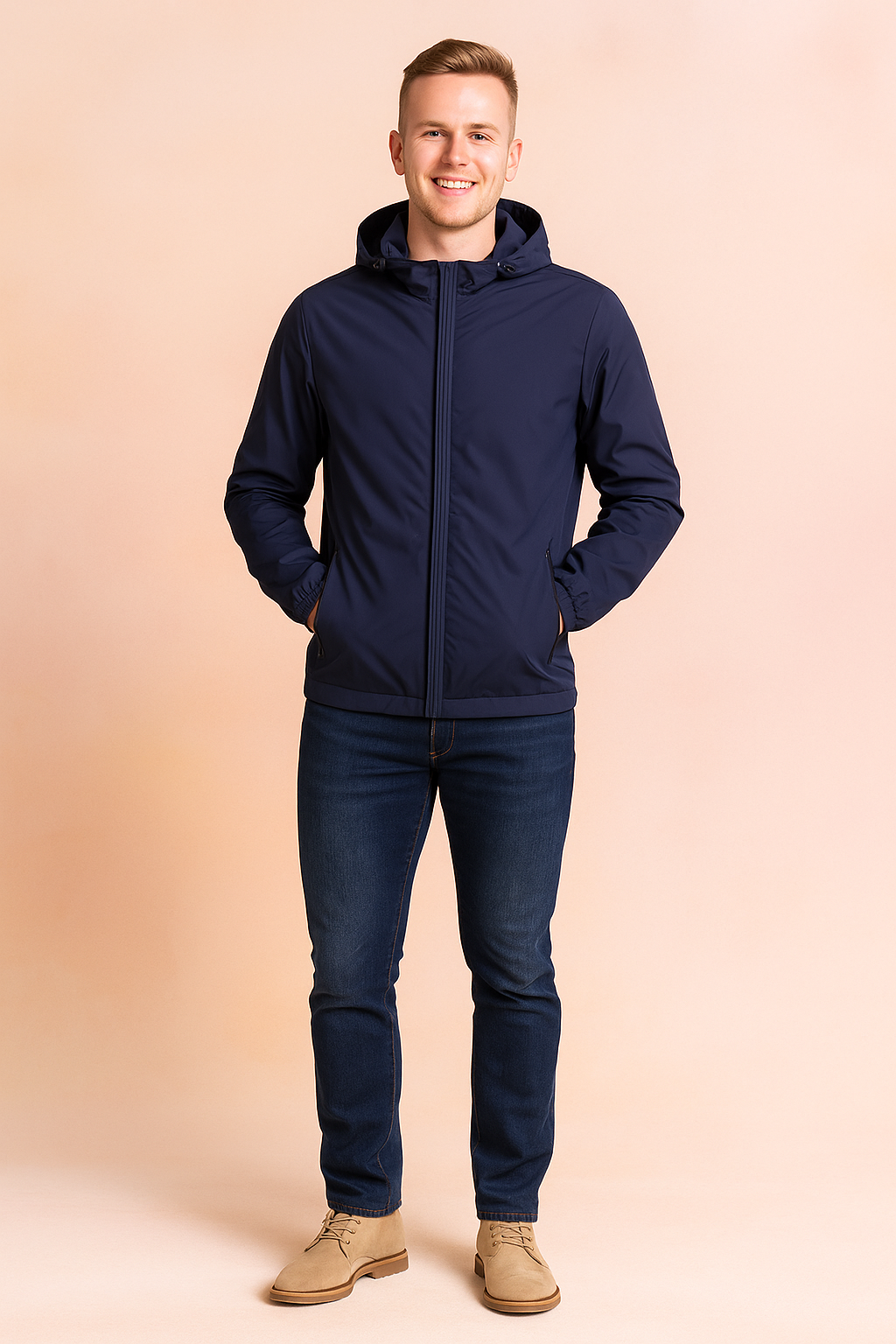 Waterproof Men's Breathable Windbreaker Jacket - Luxicro
