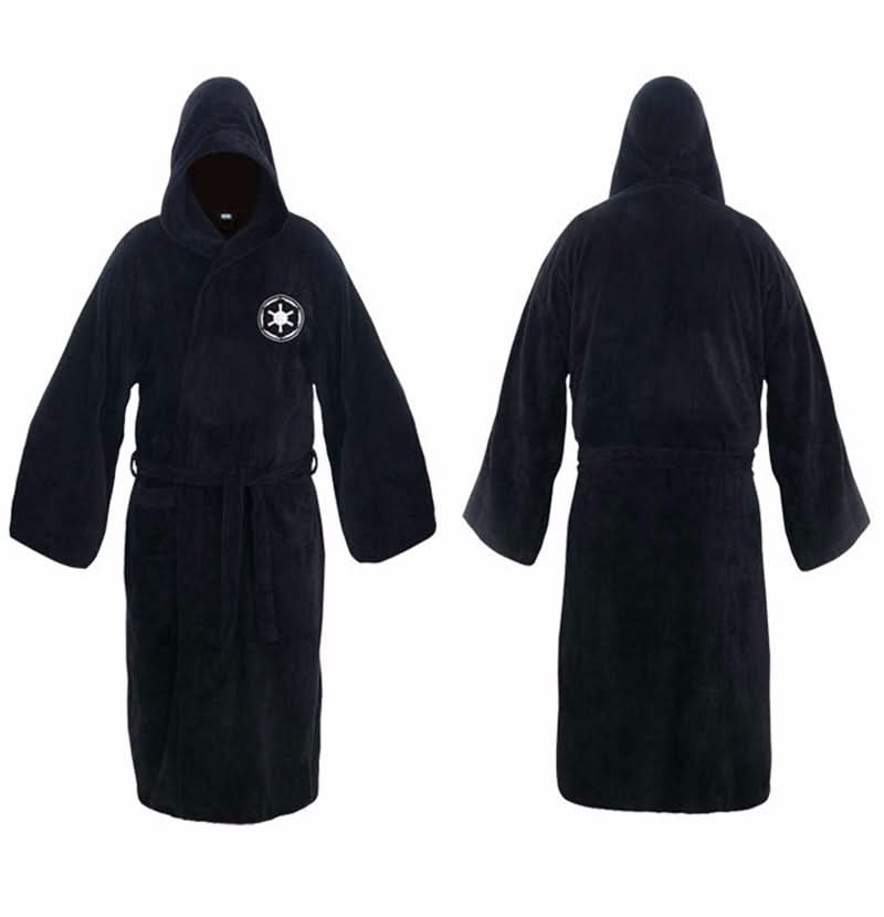 Soft Plush Hooded Bathrobe for Men with Adjustable Belt - Luxicro