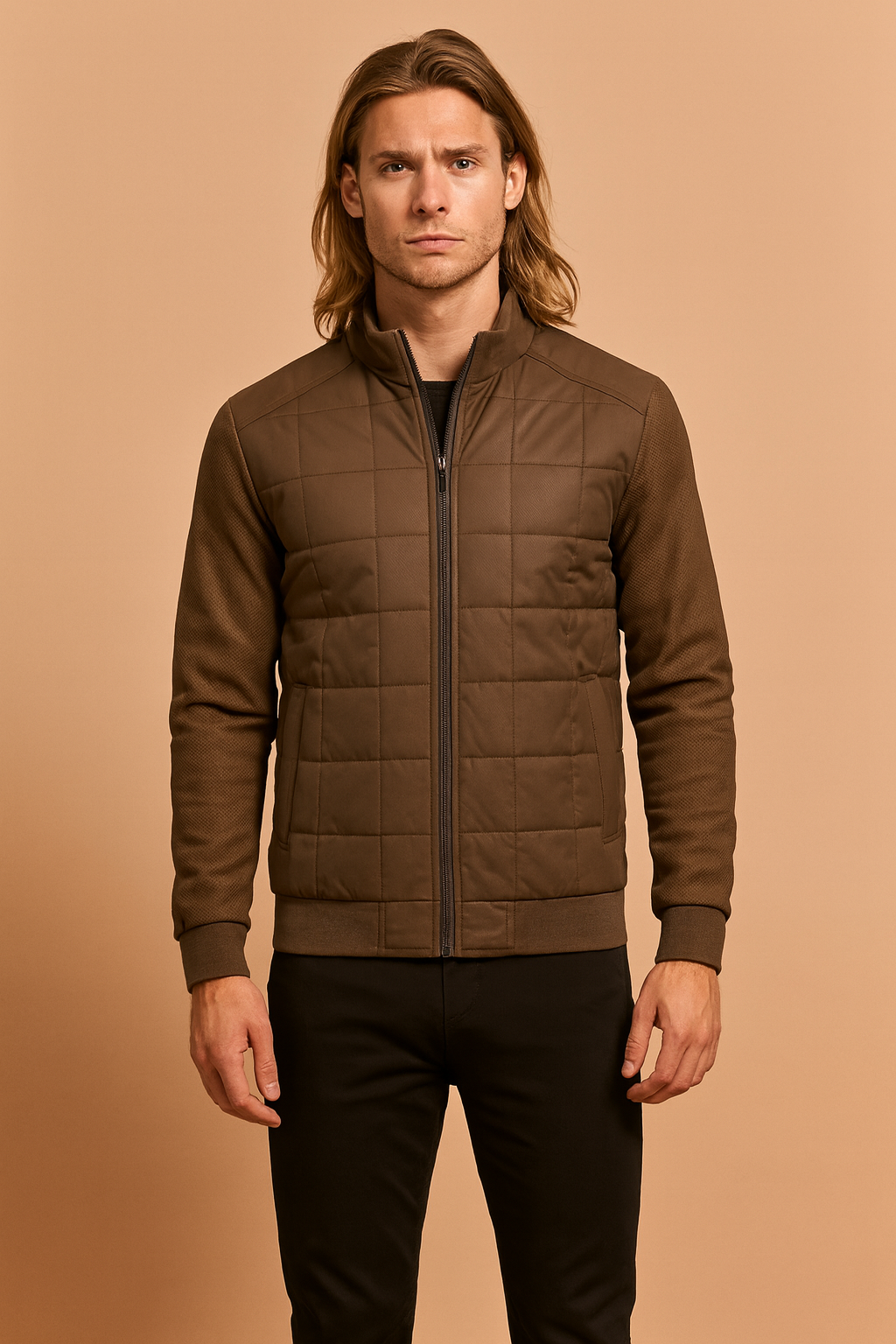 Warm Padded Waterproof Zip Jacket
