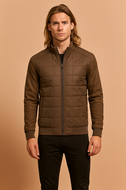 Warm Padded Waterproof Zip Jacket
