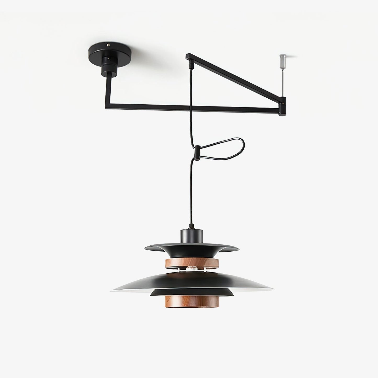 Adjustable Pendant Light with Flexible Arm
