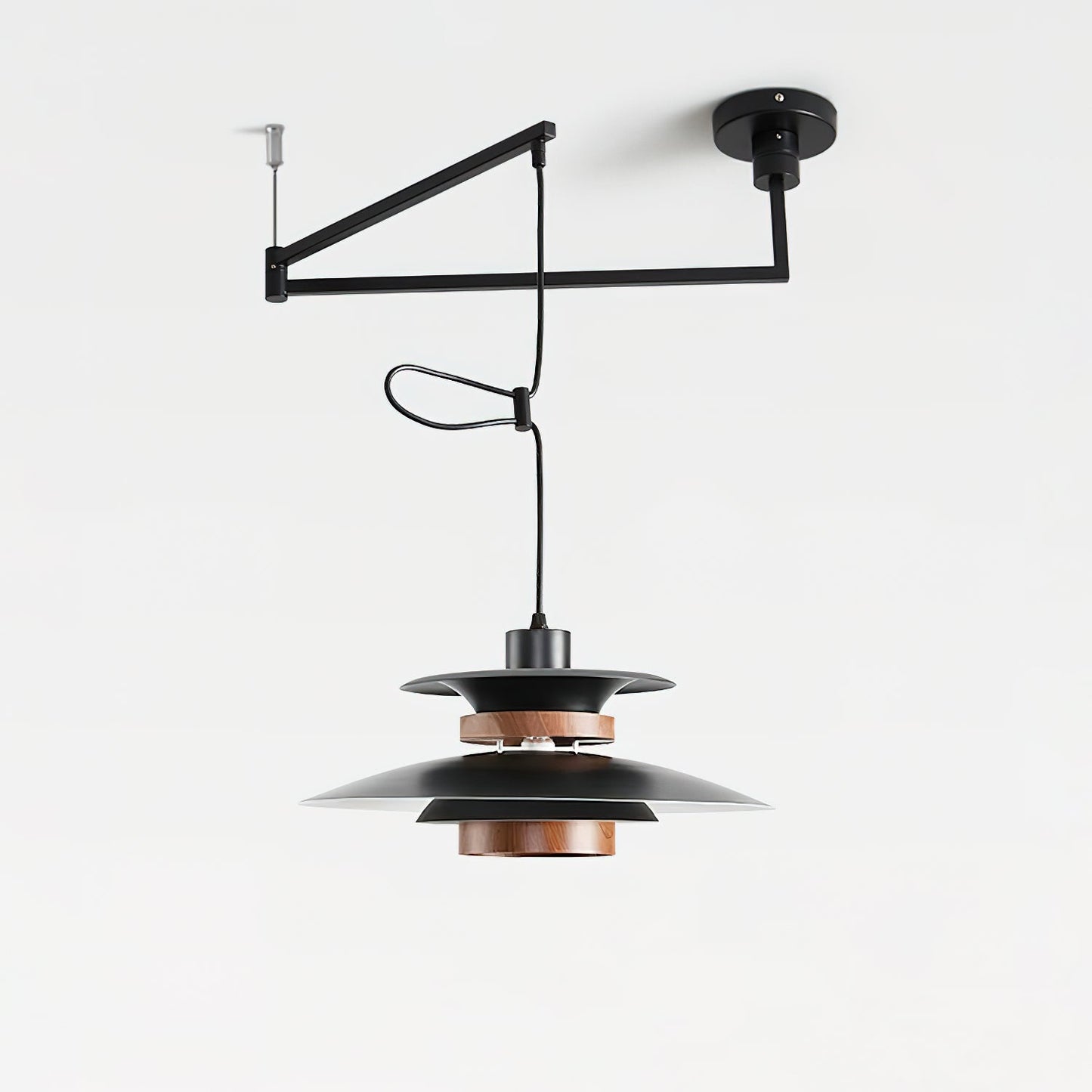 Adjustable Pendant Light with Flexible Arm