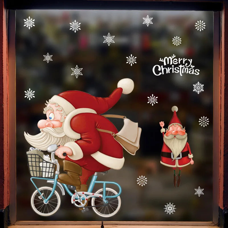 Clear Window Clings for Holiday Decor - Luxicro