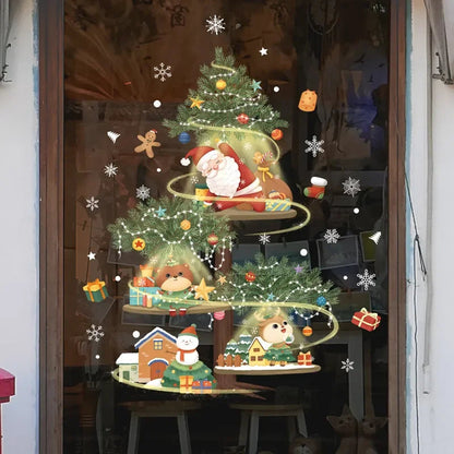Clear Window Clings for Holiday Decor