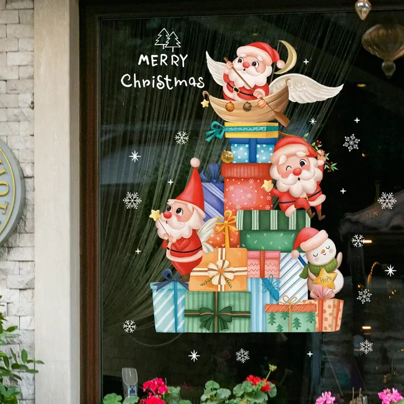 Clear Window Clings for Holiday Decor